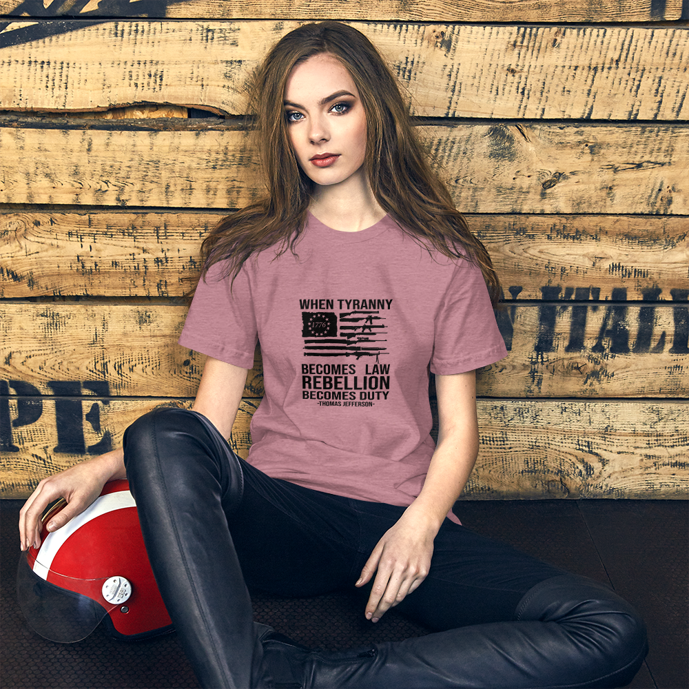 Rebellion Becomes Duty Short-Sleeve Unisex T-Shirt