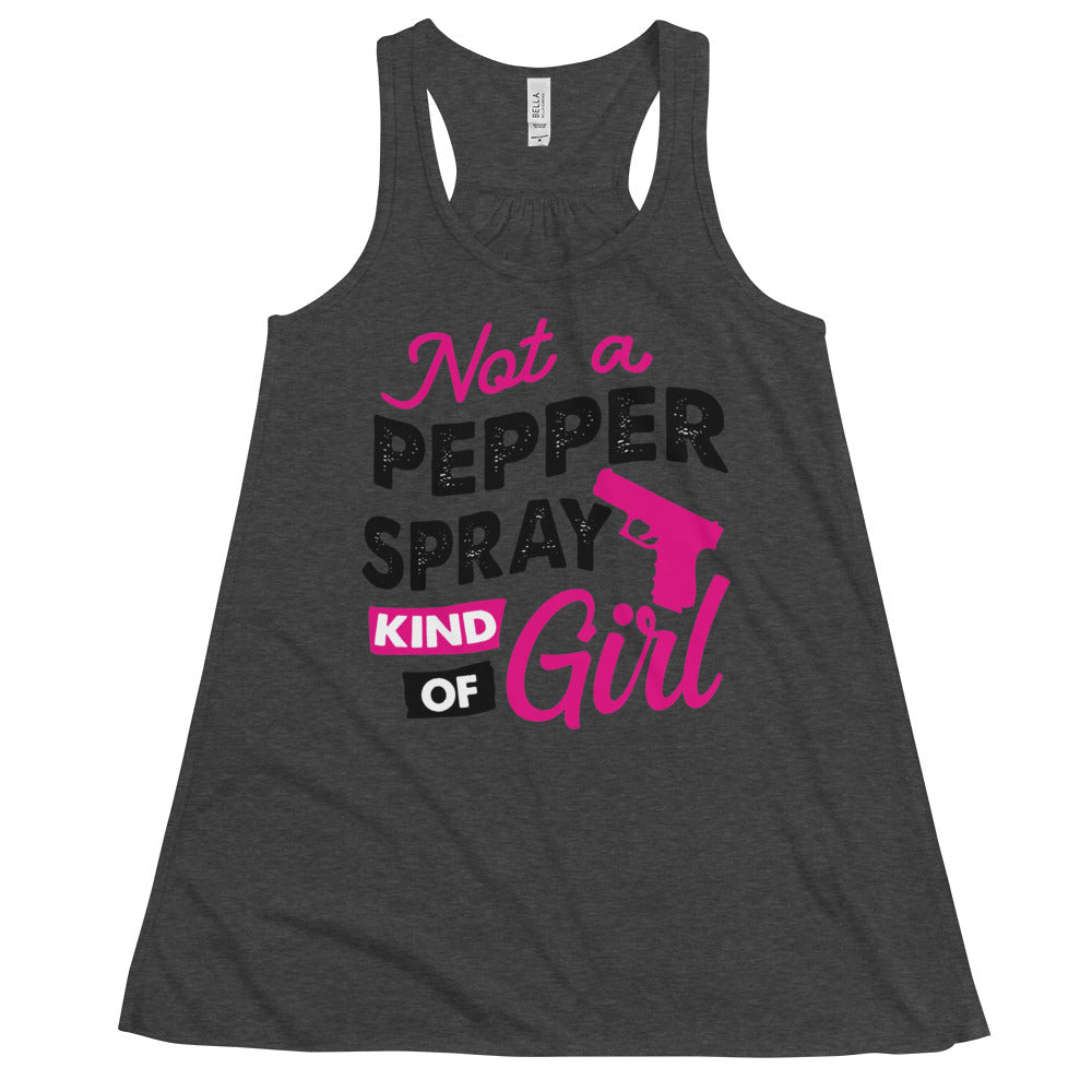 Not A Pepper Spray Kind of Girl Racerback Tank Top