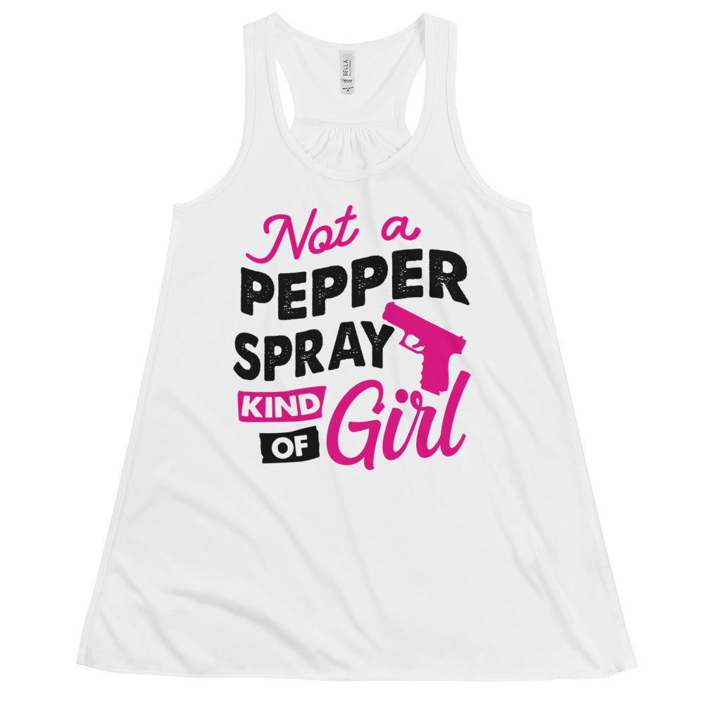 Not A Pepper Spray Kind of Girl Racerback Tank Top