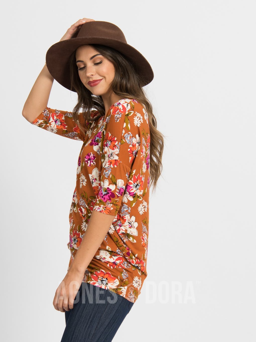 Dolman Tunic Organic Girl Copper