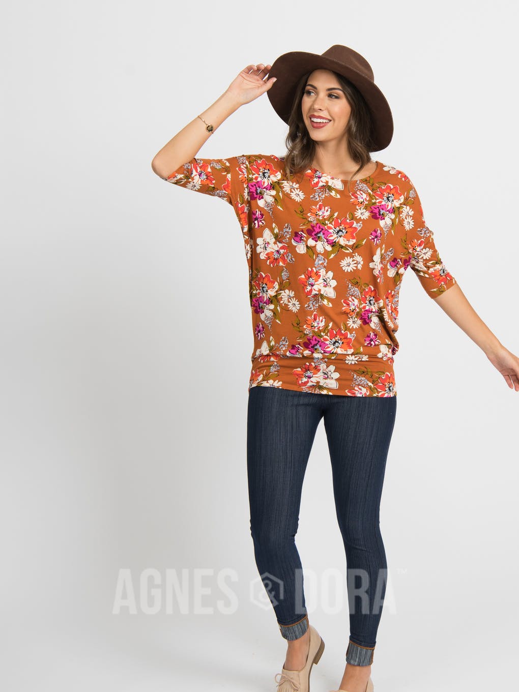 Dolman Tunic Organic Girl Copper