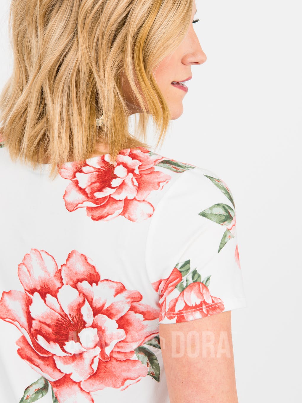 Everyday Tee Ivory/Sienna Floral