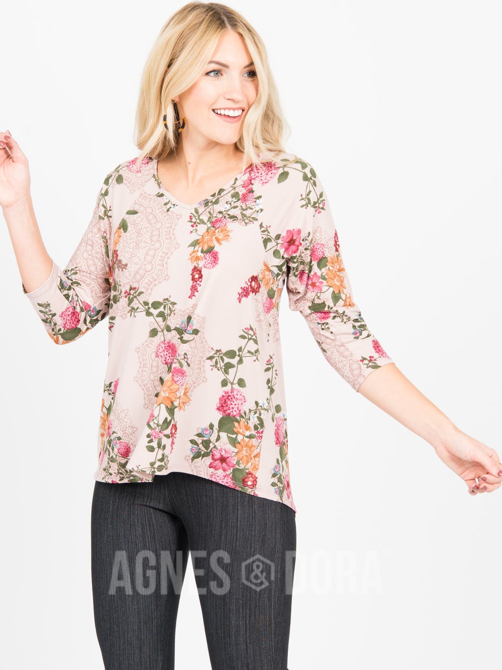 Love Top Crepe Floral