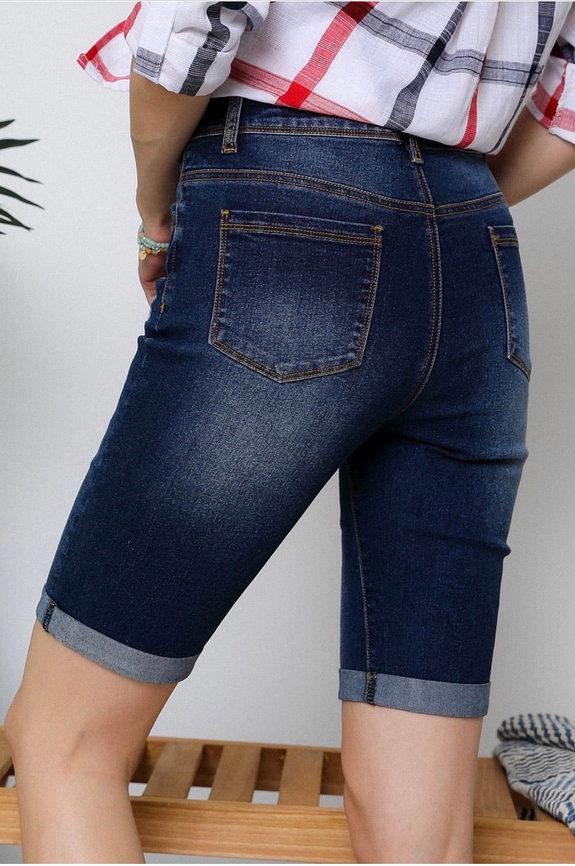 Casual Denim Bermuda Shorts S-L (Plus Size also available!!)