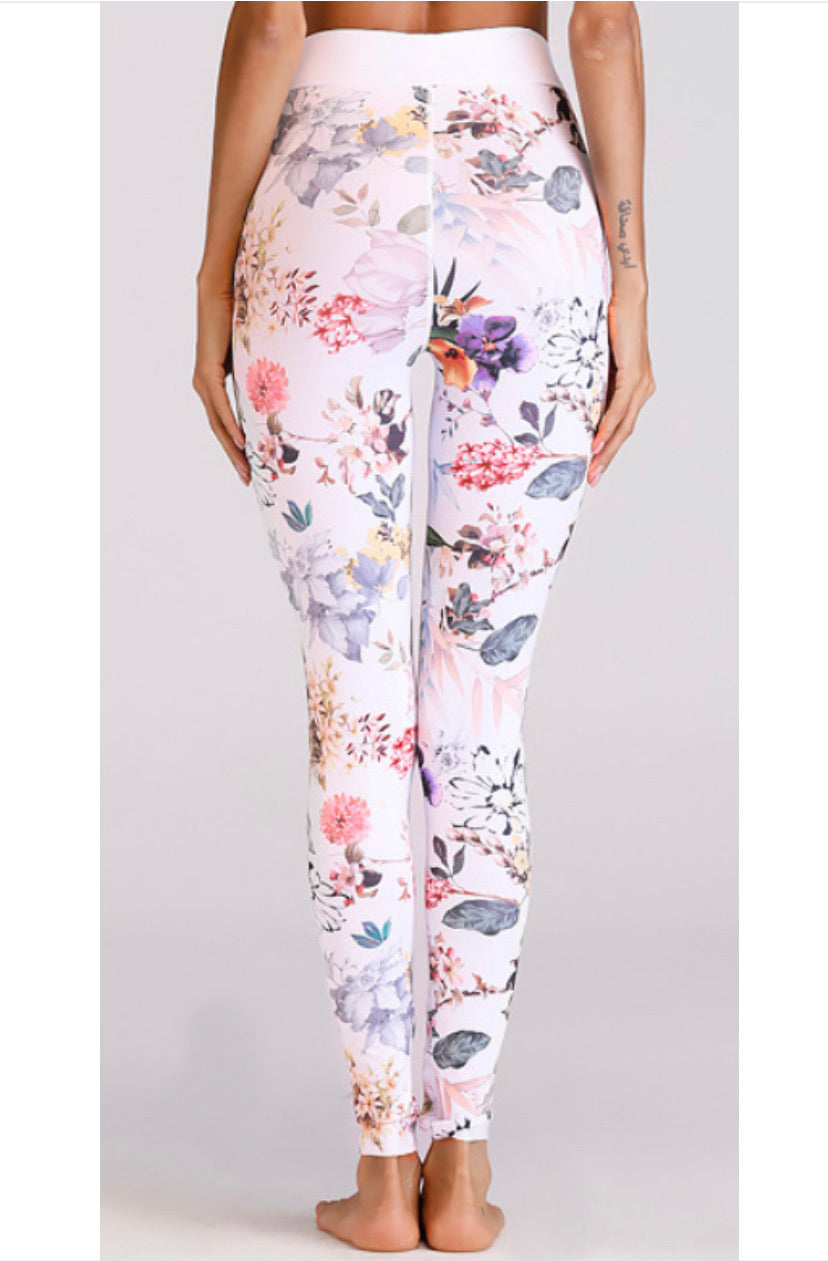 Go With The FLOral Athletic Leggings