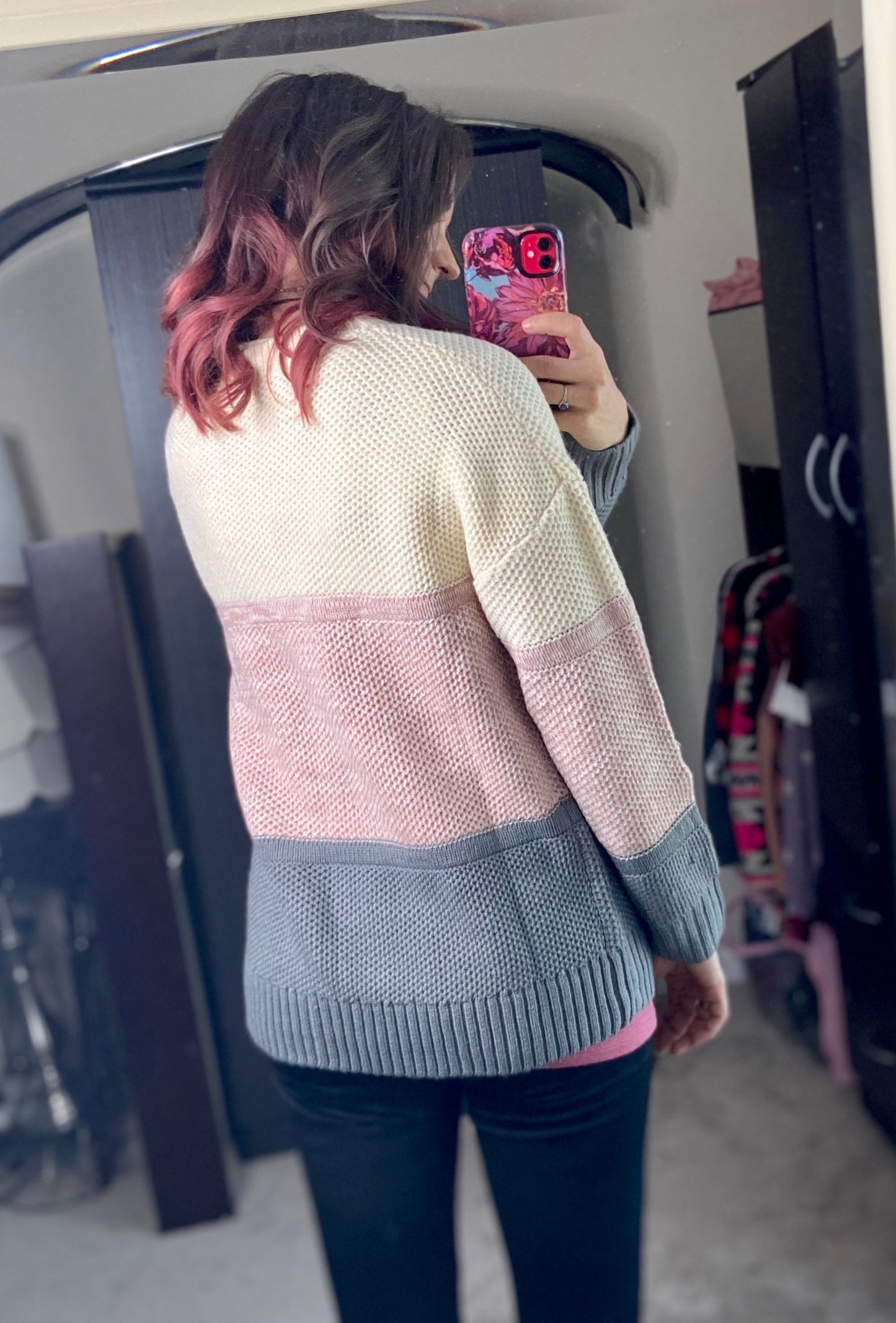 Color Block Cozy Sweater