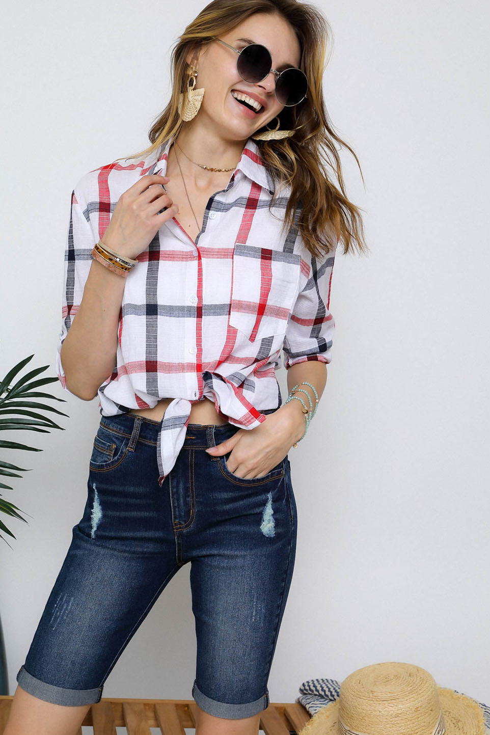 Casual Denim Bermuda Shorts S-L (Plus Size also available!!)