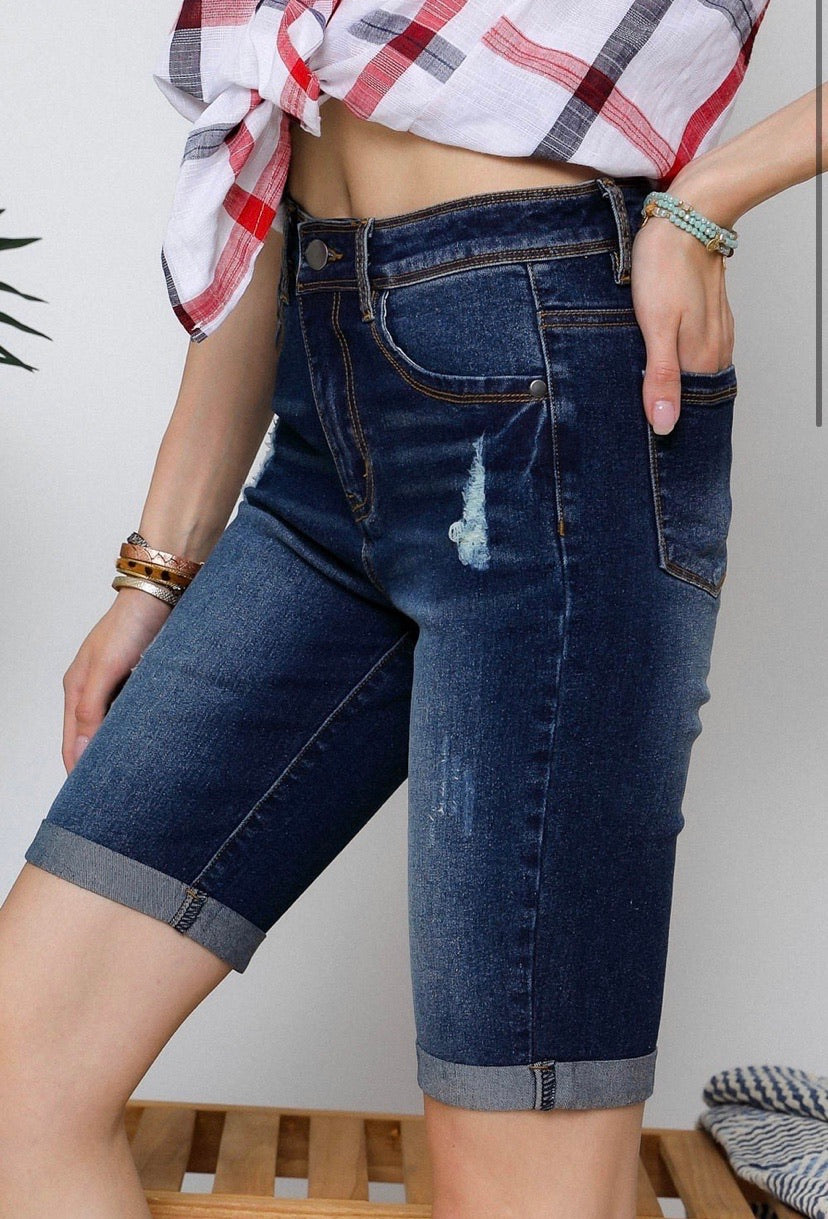 Casual Denim Bermuda Shorts S-L (Plus Size also available!!)