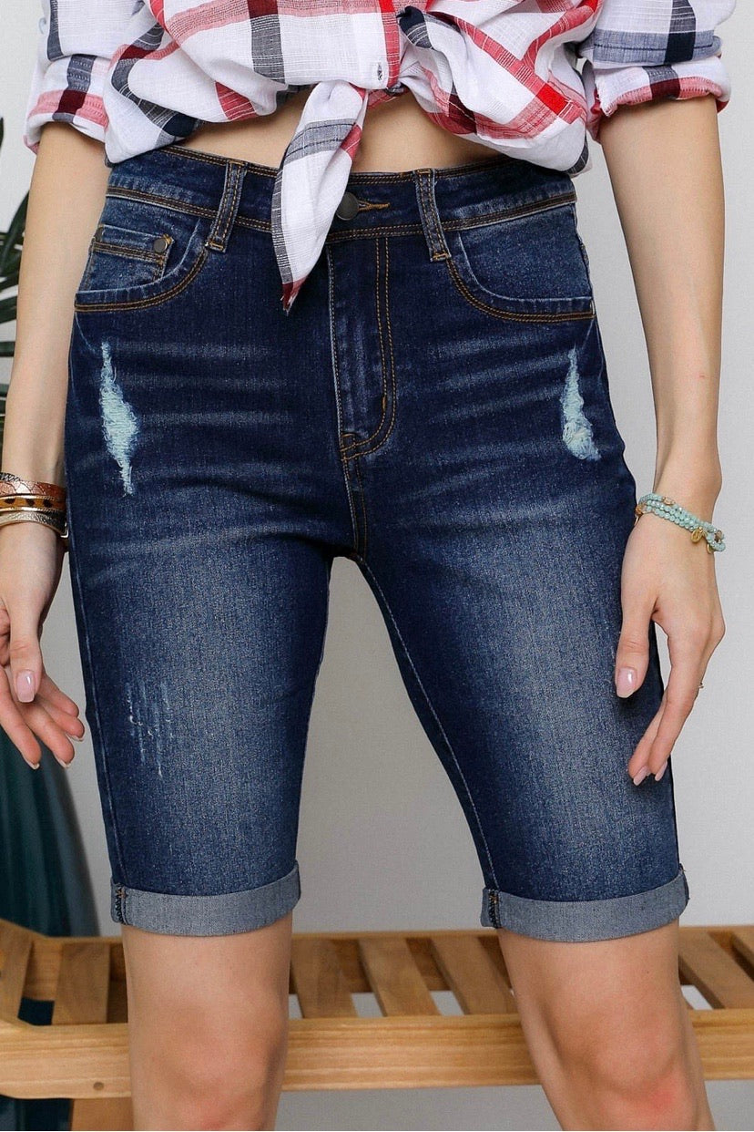 Casual Denim Bermuda Shorts S-L (Plus Size also available!!)