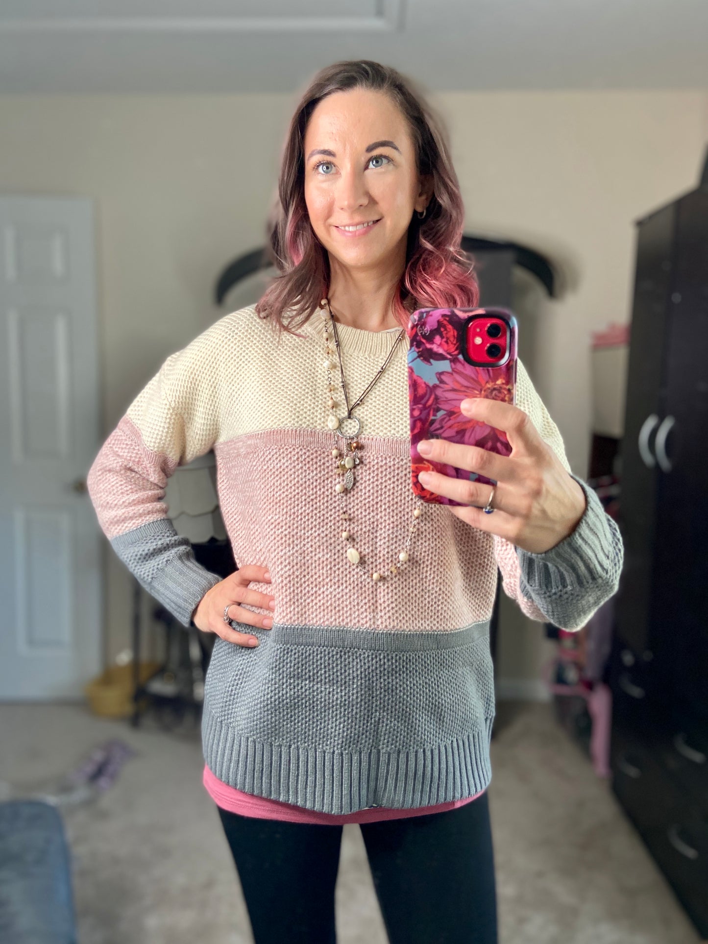 Color Block Cozy Sweater