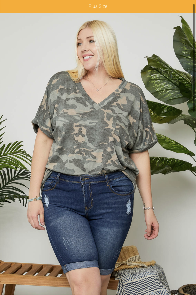 Casual Denim Bermuda Shorts Plus Size ( S-L also available!!)