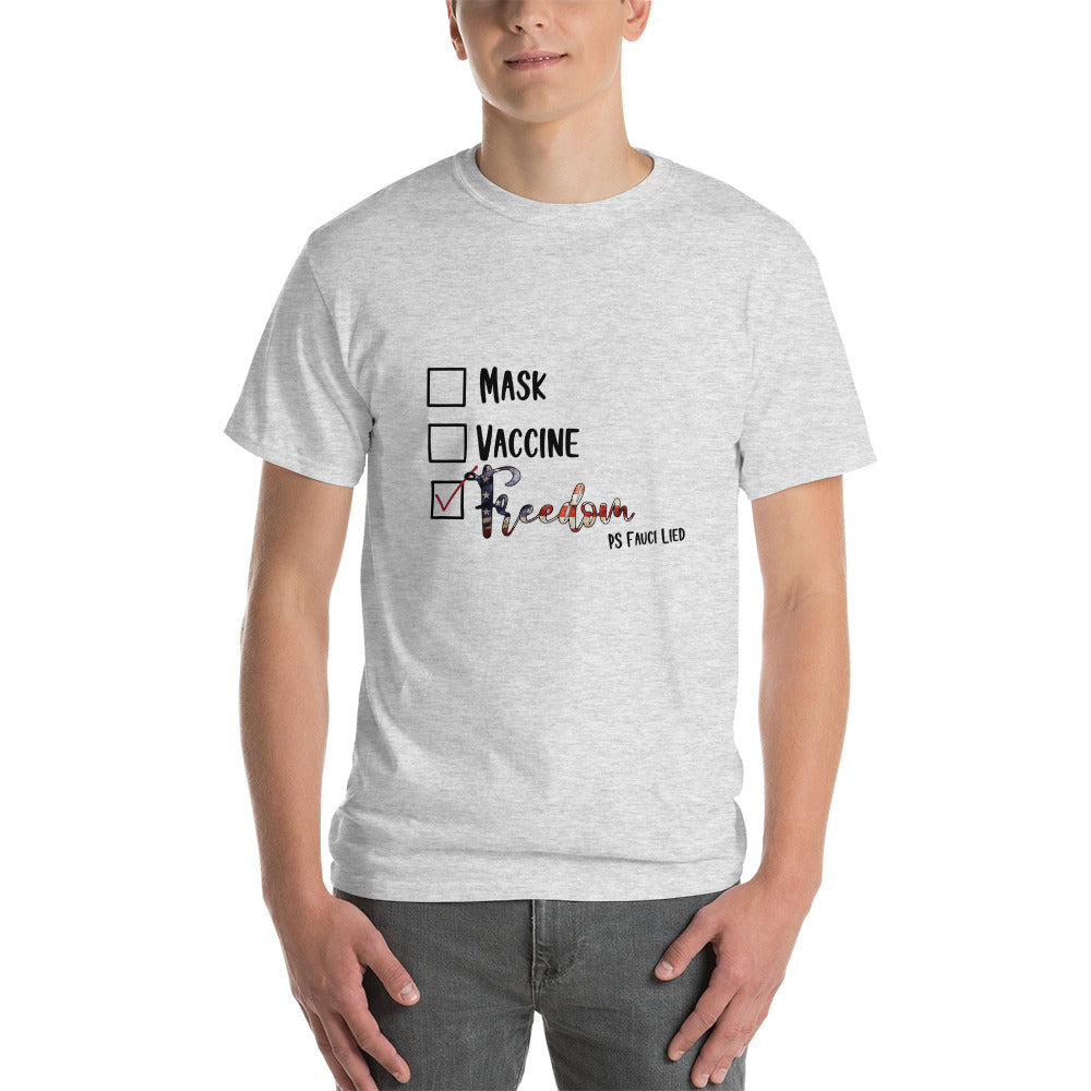 PS Fauci Lied Short Sleeve T-Shirt Mens