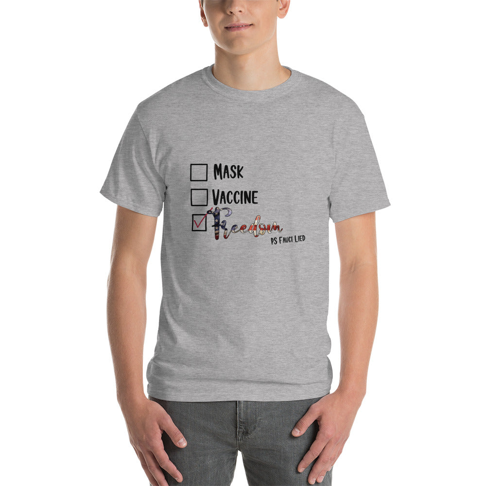 PS Fauci Lied Short Sleeve T-Shirt Mens