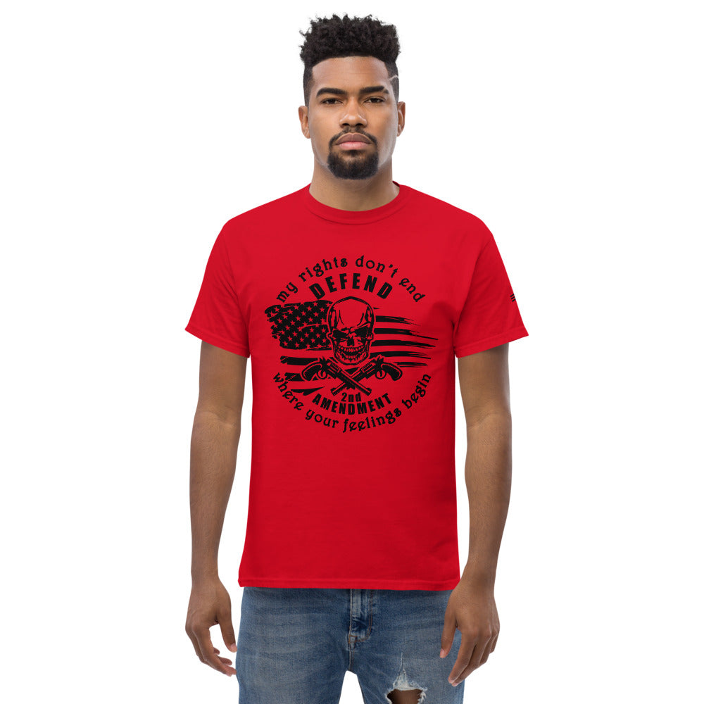 Rights Vs Feelings Men's heavyweight tee