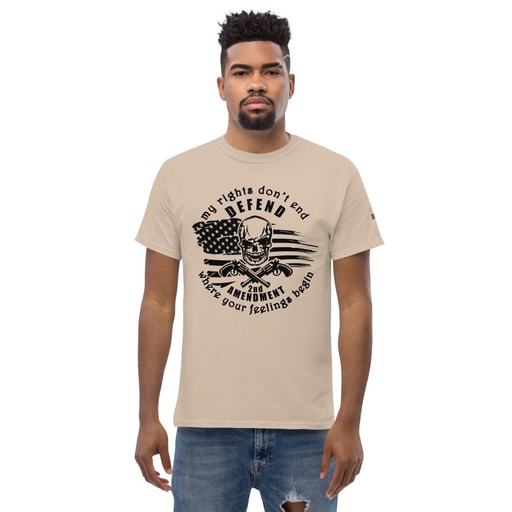 Rights Vs Feelings Men's heavyweight tee