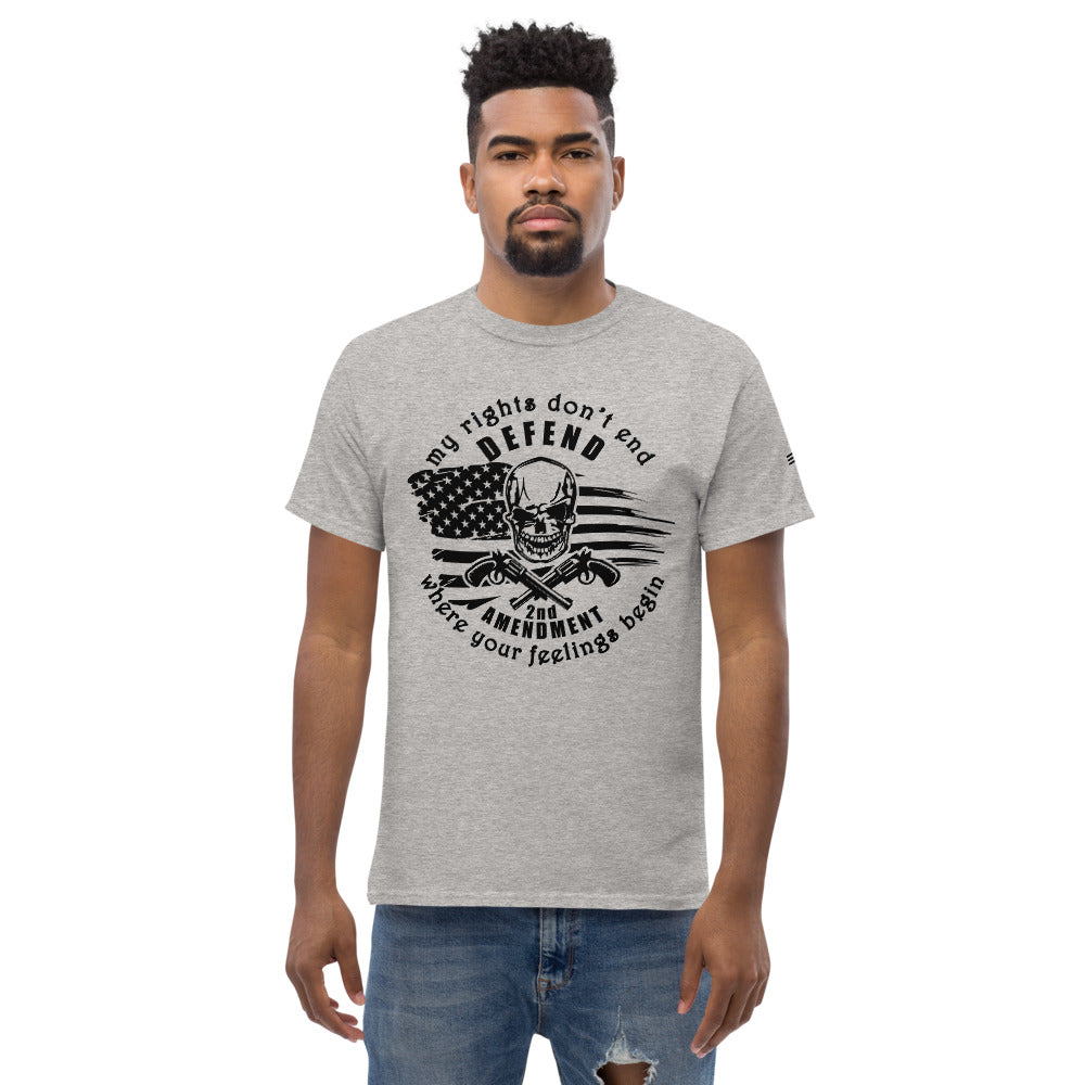 Rights Vs Feelings Men's heavyweight tee