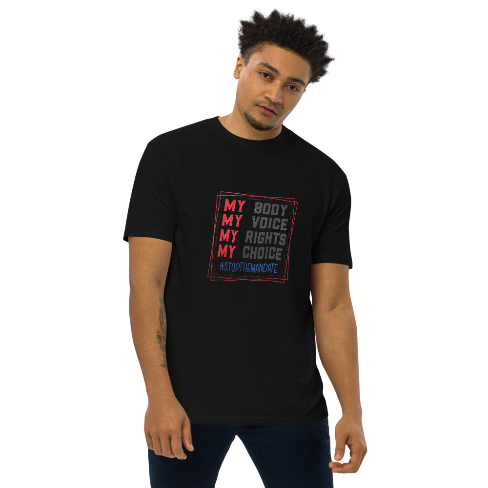 My Choice Men’s premium heavyweight tee