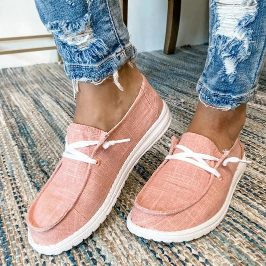 Slip on Sneakers Pink Canvas