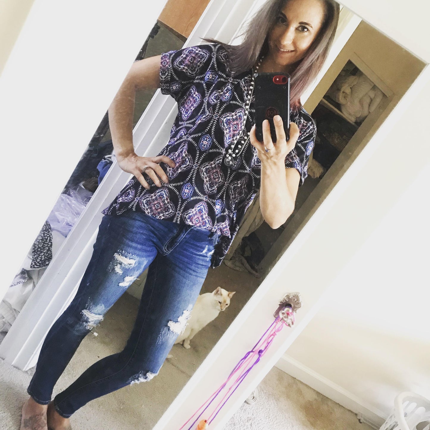 Love Top Black Medallion