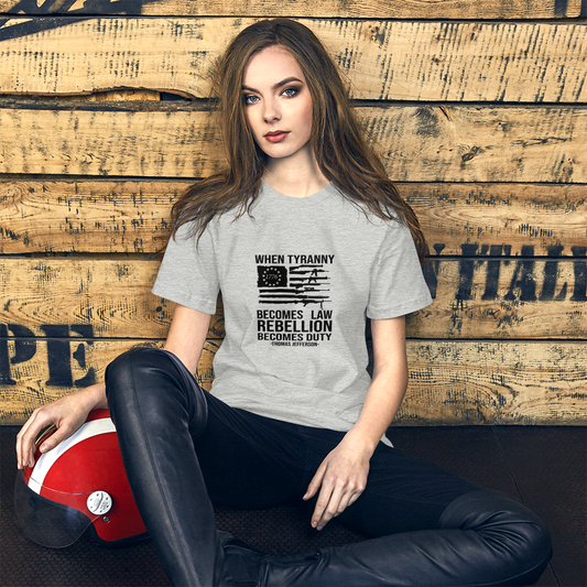 Rebellion Becomes Duty Short-Sleeve Unisex T-Shirt