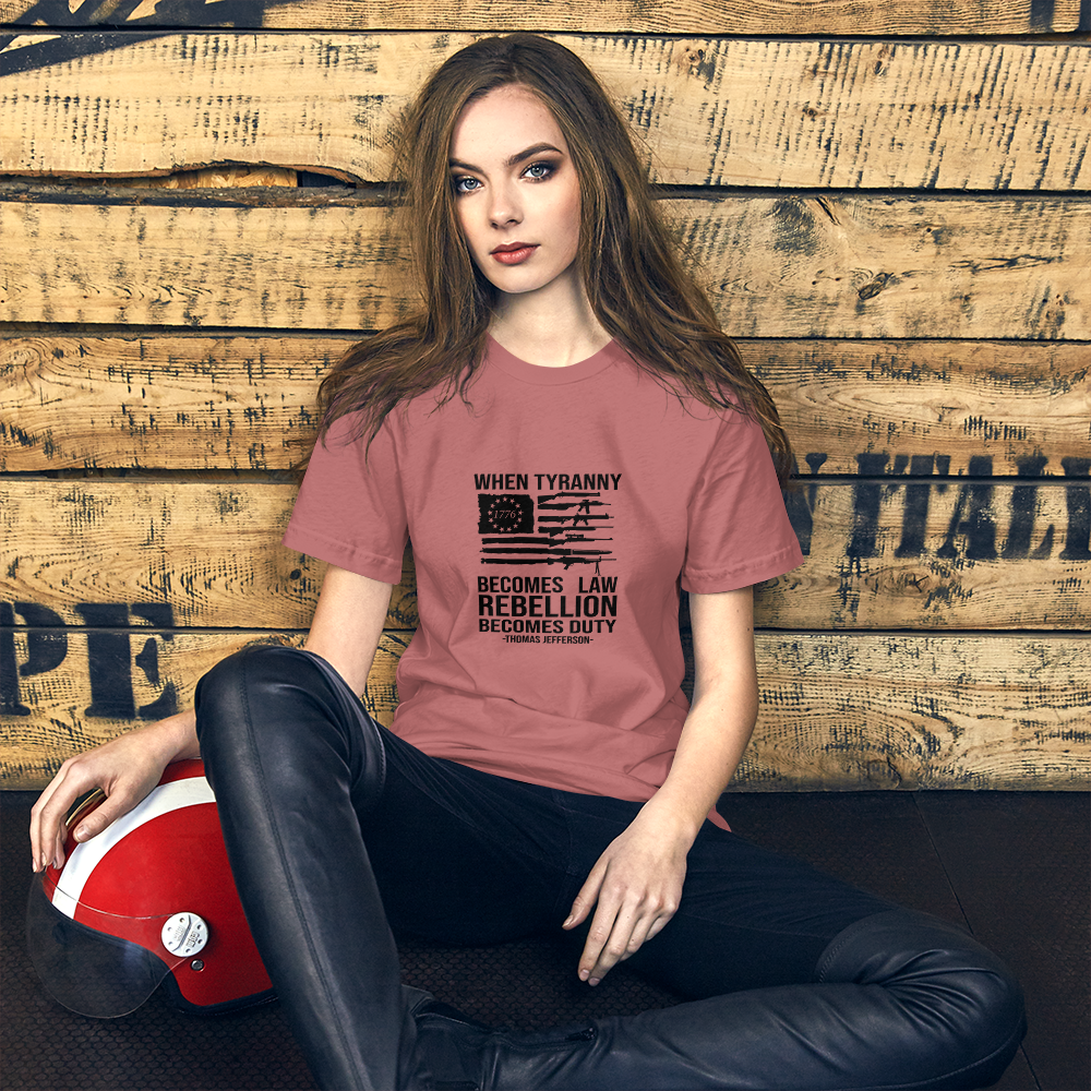 Rebellion Becomes Duty Short-Sleeve Unisex T-Shirt