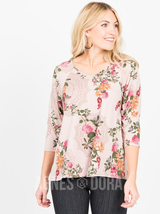 Love Top Crepe Floral