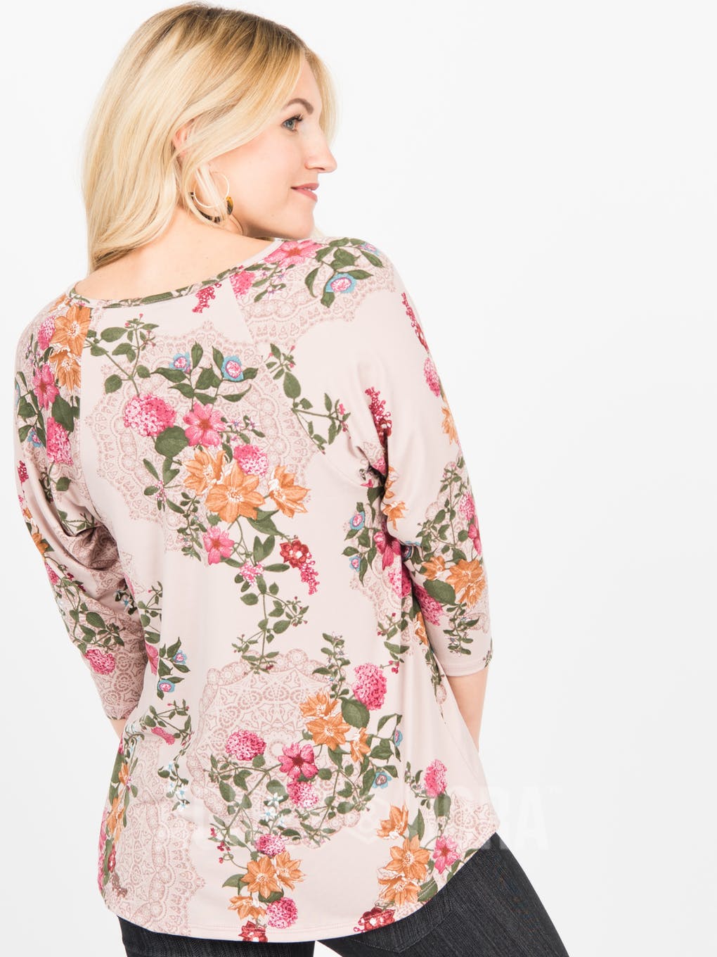 Love Top Crepe Floral