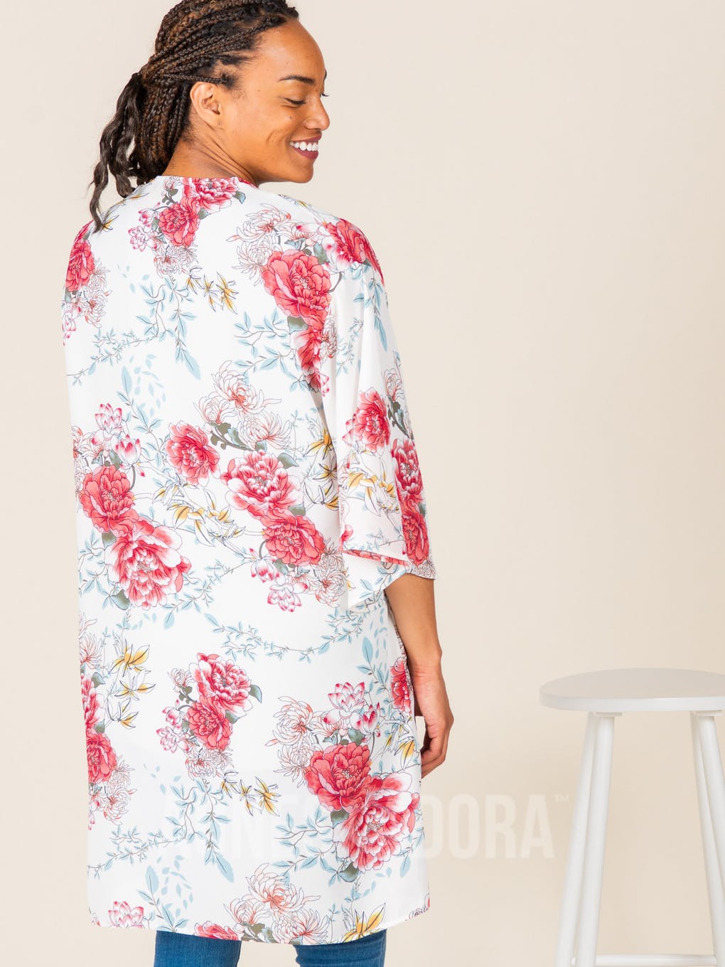 Kimono Ivory Floral