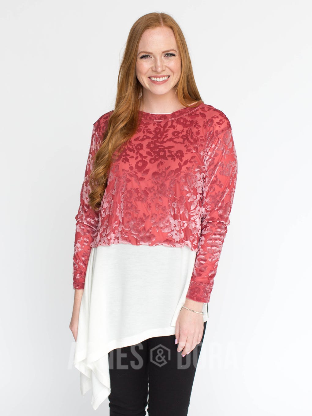 Pullover Rose Floral