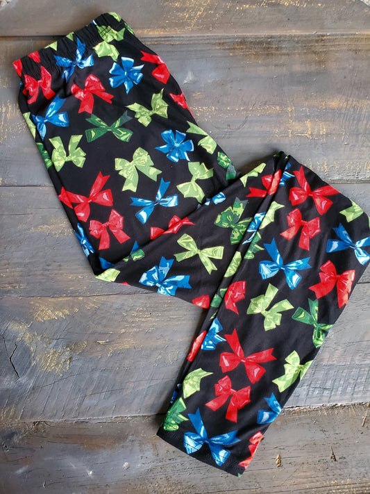 Black Holiday Ribbon Ties