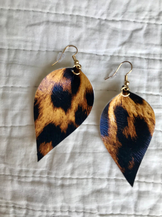 Handmade Leather Earrings