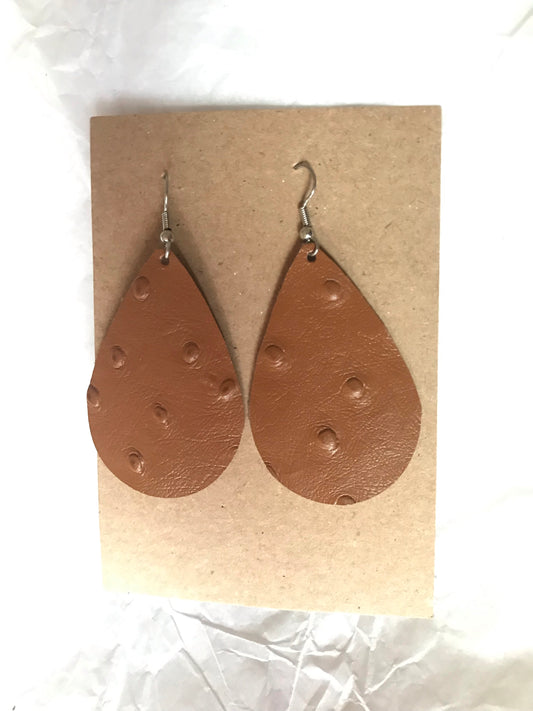 Handmade Leather Earrings