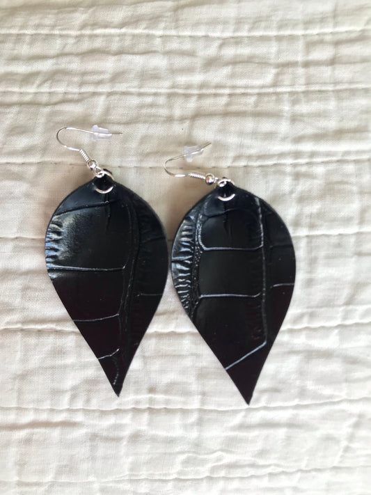 Handmade Leather Earrings