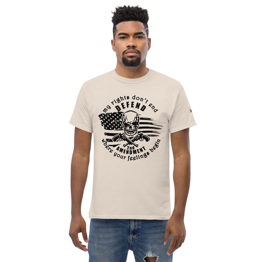 Rights Vs Feelings Men's heavyweight tee