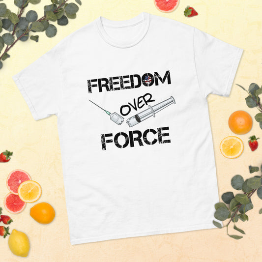 Freedom Over Force Men's heavyweight tee