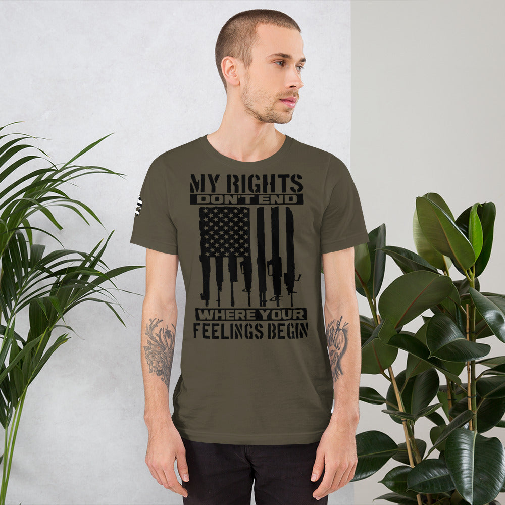 My Rights Don’t End Short-Sleeve Unisex T-Shirt