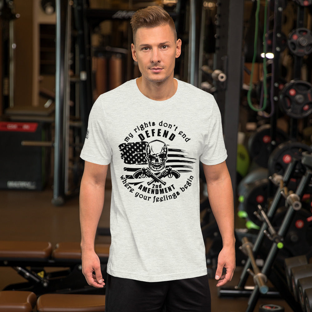 My Rights Don’t End 2nd Amendment Short-Sleeve Unisex T-Shirt