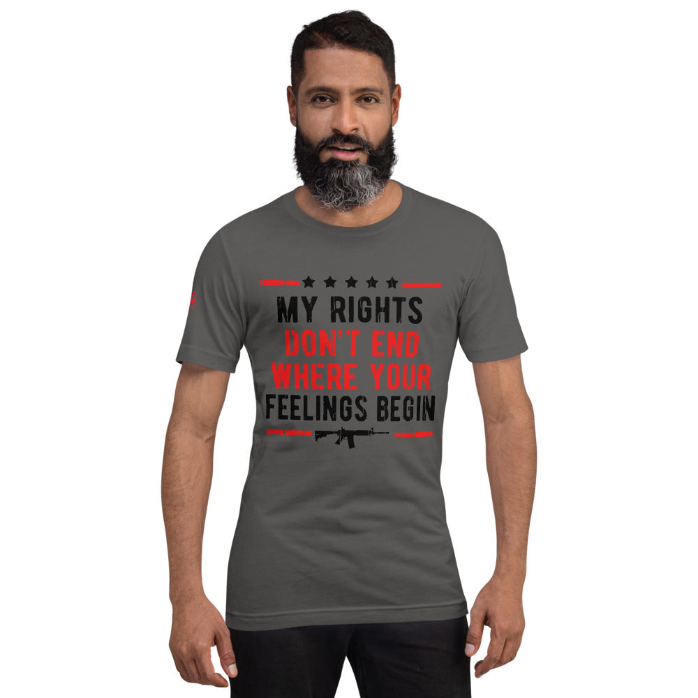 My Rights, Your Feelings Short-Sleeve Unisex T-Shirt