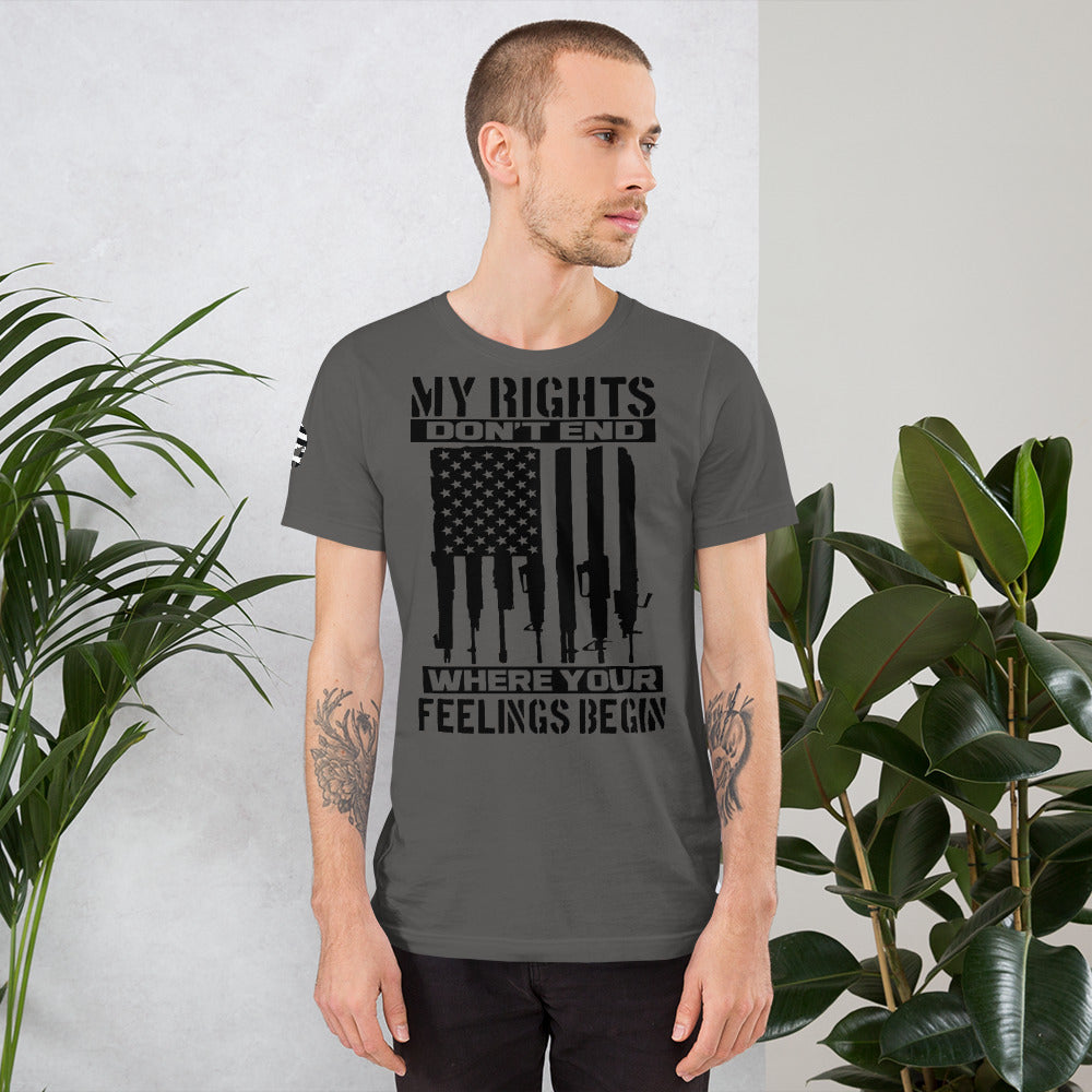 My Rights Don’t End Short-Sleeve Unisex T-Shirt