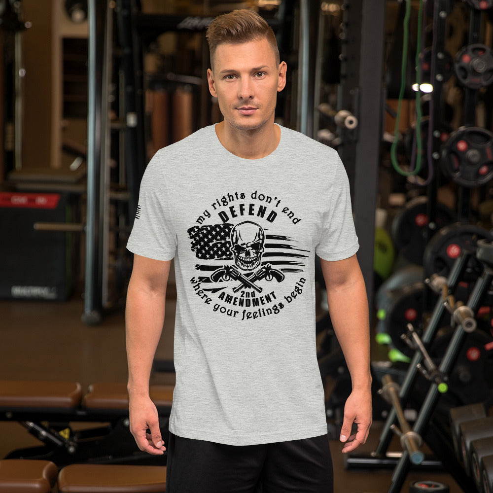 My Rights Don’t End 2nd Amendment Short-Sleeve Unisex T-Shirt