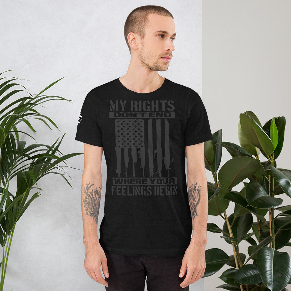 My Rights Don’t End Short-Sleeve Unisex T-Shirt