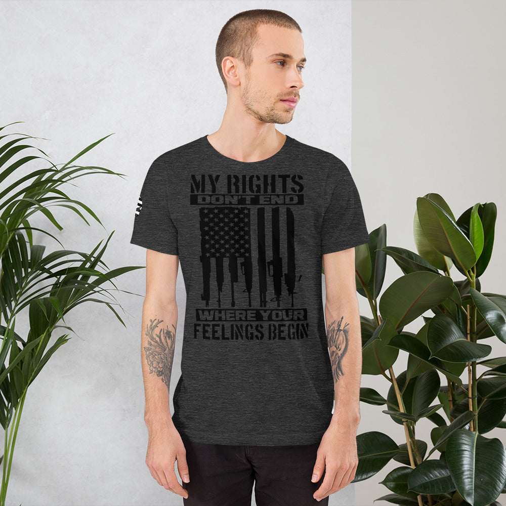 My Rights Don’t End Short-Sleeve Unisex T-Shirt
