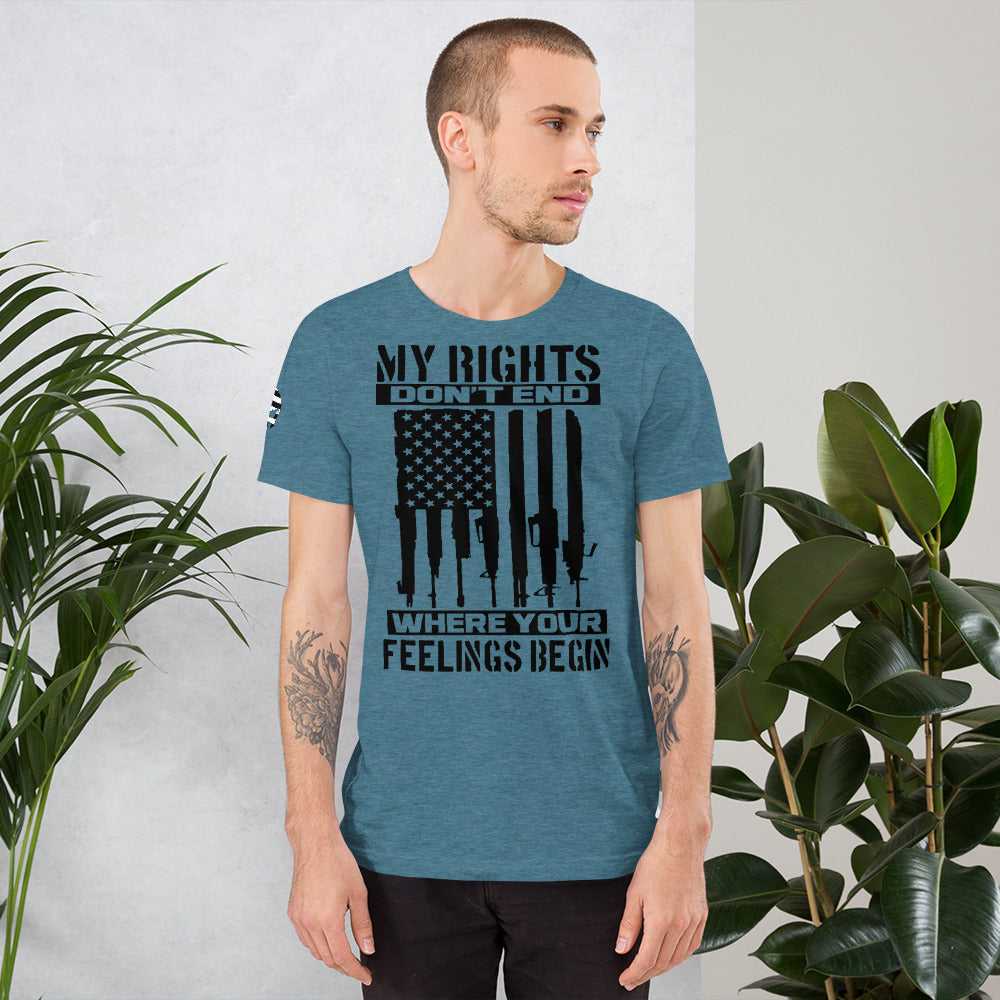 My Rights Don’t End Short-Sleeve Unisex T-Shirt
