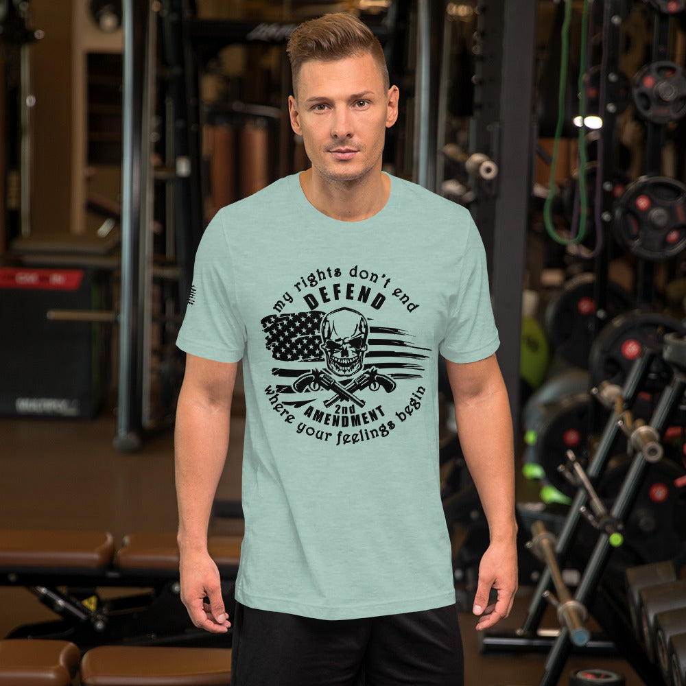 My Rights Don’t End 2nd Amendment Short-Sleeve Unisex T-Shirt