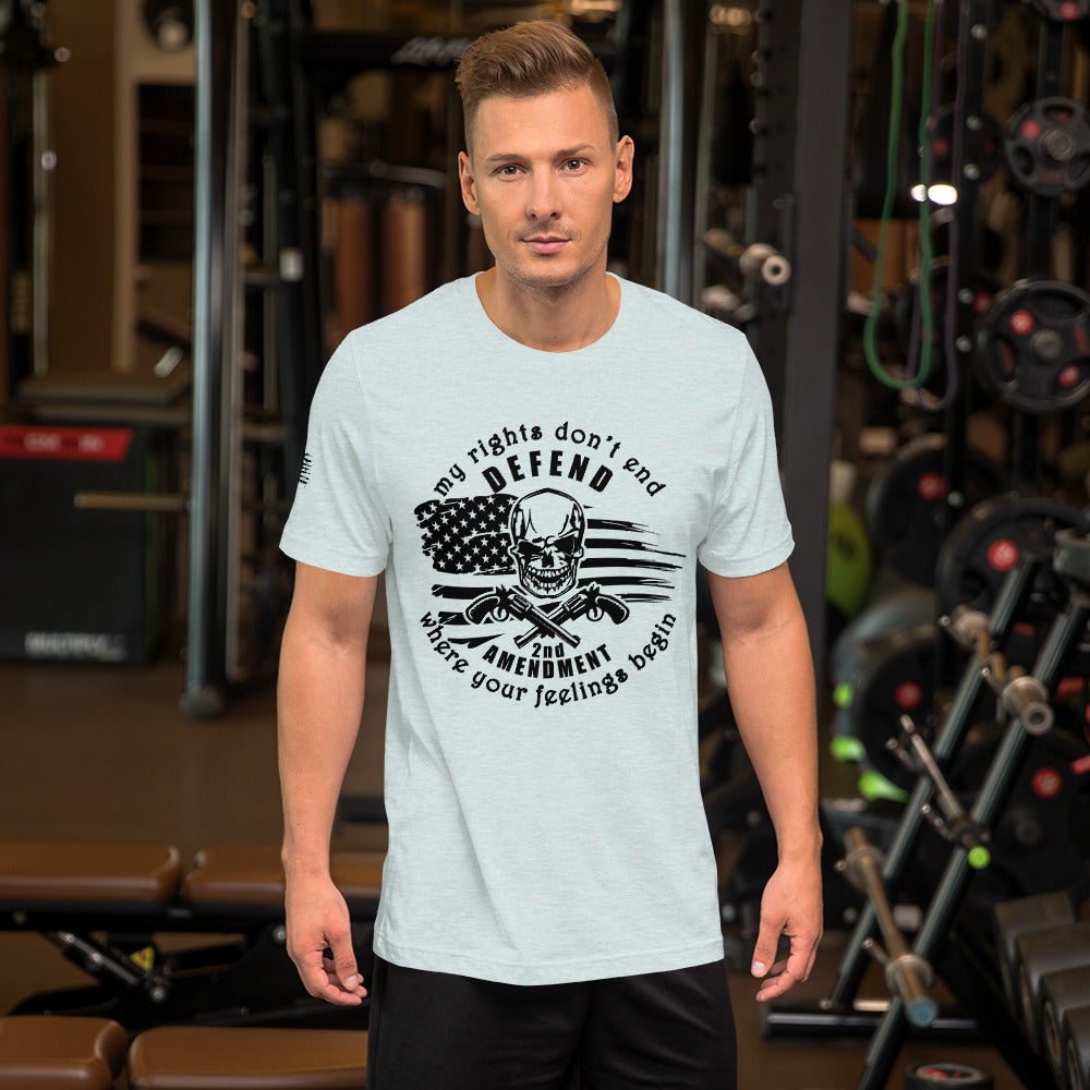 My Rights Don’t End 2nd Amendment Short-Sleeve Unisex T-Shirt