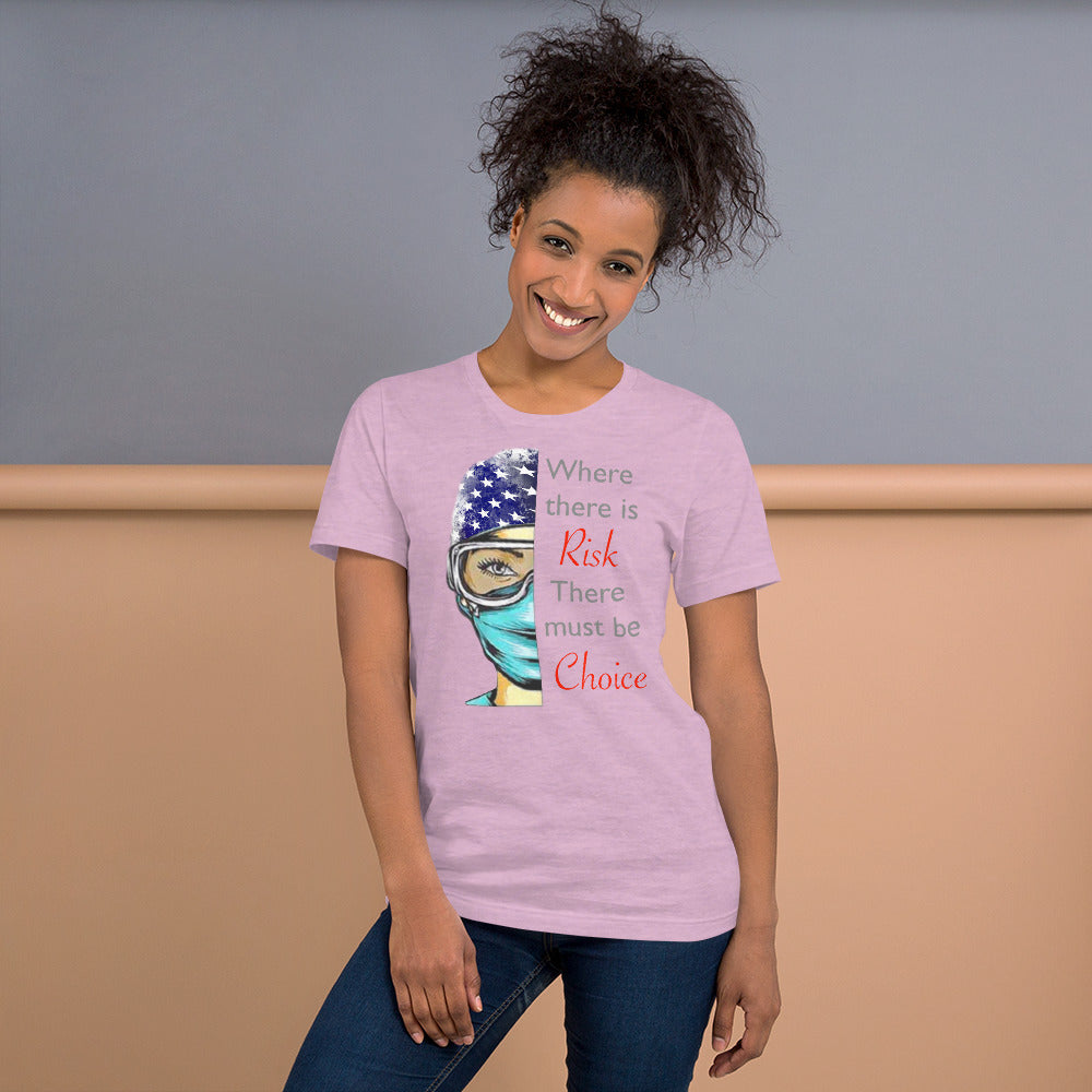 Where There Is Risk Short-Sleeve Unisex T-Shirt