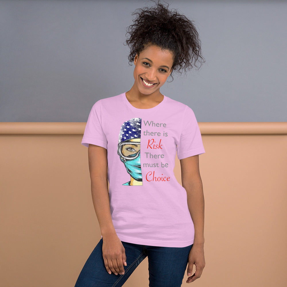 Where There Is Risk Short-Sleeve Unisex T-Shirt