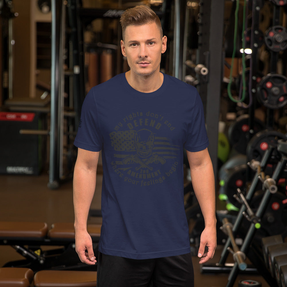 My Rights Don’t End 2nd Amendment Short-Sleeve Unisex T-Shirt