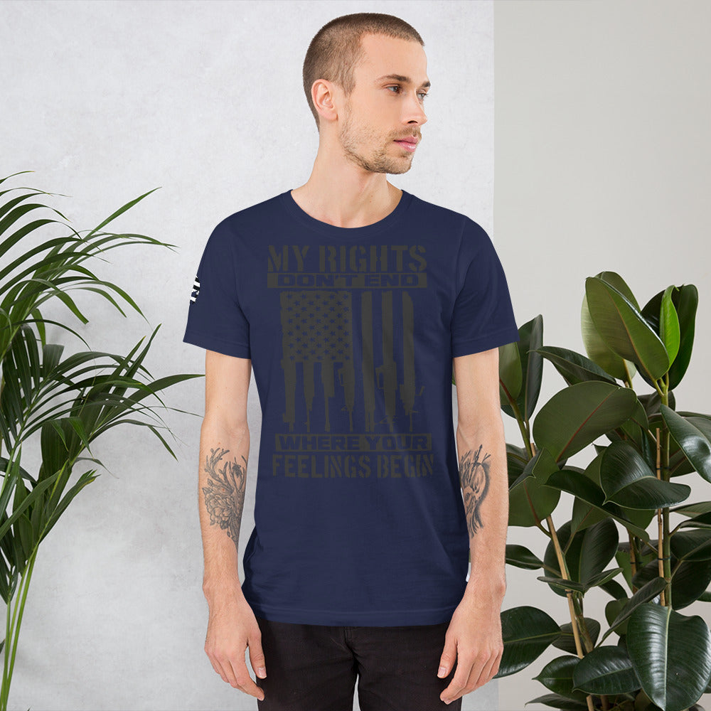 My Rights Don’t End Short-Sleeve Unisex T-Shirt