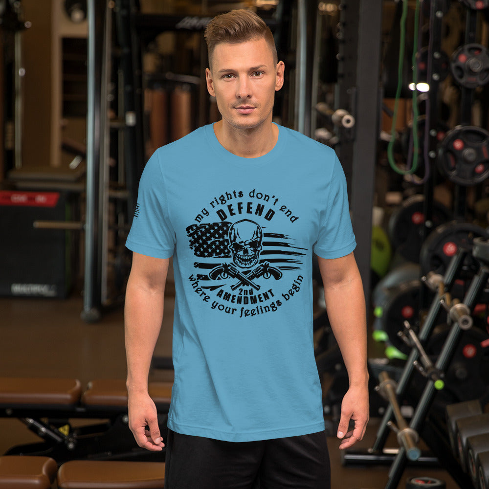 My Rights Don’t End 2nd Amendment Short-Sleeve Unisex T-Shirt